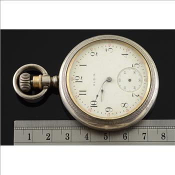 Elgin 1906 52mm Case 15 Jewel 16s Grade Grade 313 Pocket Watch NO RESERVE