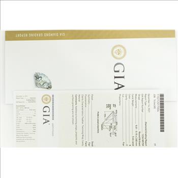 GIA 0.44 Ct Round Brilliant Cut E Color I1 Clarity Diamond