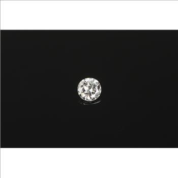 GIA 0.44 Ct Round Brilliant Cut E Color I1 Clarity Diamond