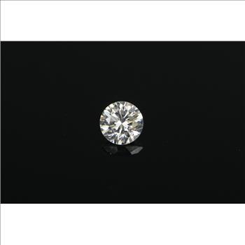 GIA 0.48 Ct Round Brilliant Cut F Color SI1 Clarity Diamond
