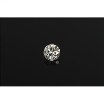 GIA 0.49 Ct Round Brilliant Cut I Color I2 Clarity Diamond