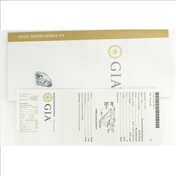 GIA 0.52 Ct Round Brilliant Cut D Color VVS1 Diamond
