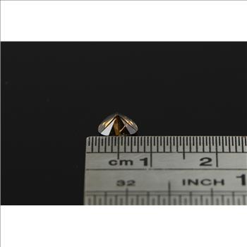 GIA 0.65 Ct Heart Cut Fancy Dark Brown Color, I1 Clarity Diamond