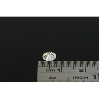 GIA 0.75 Ct Round Brilliant Cut Natural Faint Pink Color, I1 Clarity Diamond