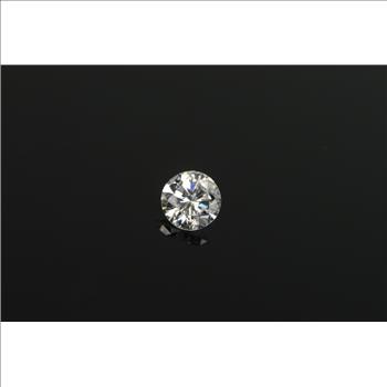 GIA 0.75 Ct Round Brilliant Cut Natural Faint Pink Color, I1 Clarity Diamond