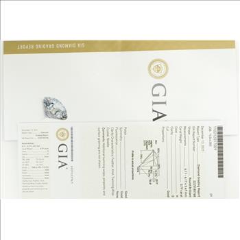 GIA 0.79 Ct Round Brilliant Cut H Color I3 Clarity Diamond