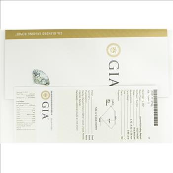 GIA 0.80 Ct Oval Cut J Color SI2 Clarity Diamond
