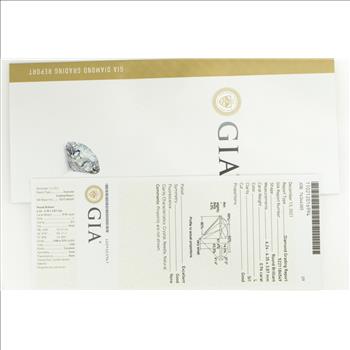 GIA 0.96 Ct Round Brilliant Cut L Color SI1 Clarity Diamond