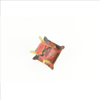 Gold Filled 3D Articulated Bulging Eyes Tribal Hut With Face Charm/Pendant
