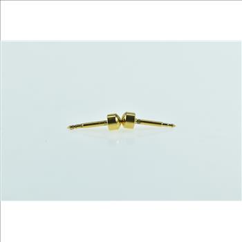 Gold Filled 4.1mm Vintage Round Domed Dot Stud Earrings