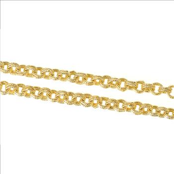Gold Filled 4.3mm Retro Fancy Doubled Rolo Chain Link Necklace 27.25 ...
