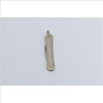 Gold Filled Art Deco Pinstripe Pocket Utility Knife