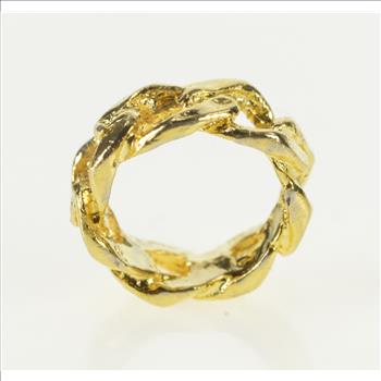 Gold Filled Curb Chain Spacer Slide Ring Charm/Pendant