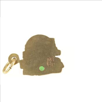 Gold Filled Delaware Technical Community College Emerald Charm/Pendant