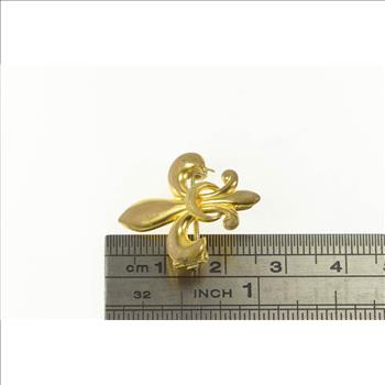 Gold Filled Fleur De Lis Symbol Purity Watch Hanger Pin/Brooch