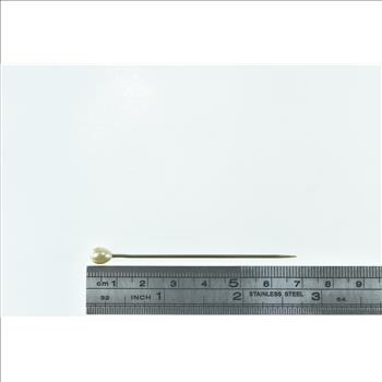 Gold Filled Pearl Victorian Wedding Corsage Boutonnière Stick Pin