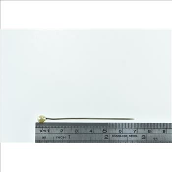 Gold Filled Pearl Wedding Victorian Boutonnière Stick Pin