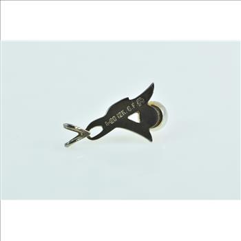 Gold Filled Two Tone Vintage Pearl Classic Simple Pendant