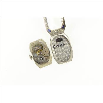 Longines Art Deco Diamond Sapphire Bow Watch Watch - Women's