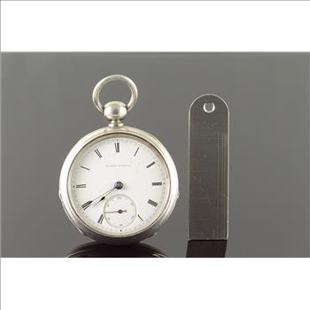 Marion Watch Co 56mm Key Wind Fayette Stratton Pocket Watch