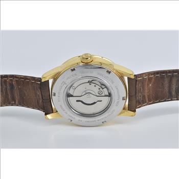Orient Mother of Pearl Ornate 37mm Watch - Men's