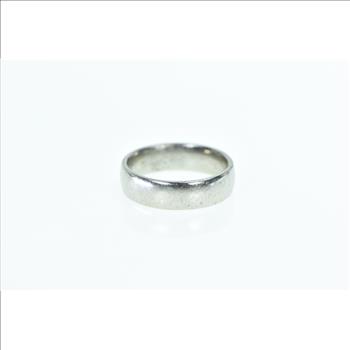 Palladium Classic 6.2mm Men's Wedding Band Ring, Size 9.5