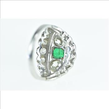 Platinum 4.00 Ctw Victorian Emerald Cut OEC Diamond Ring, Size 6