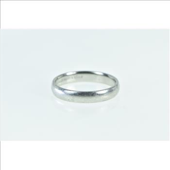 Platinum 4.0mm Scott Kay For Bailey Banks & Biddle Ring, Size 10.25