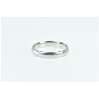 Platinum 4.0mm Scott Kay For Bailey Banks & Biddle Ring, Size 10.25