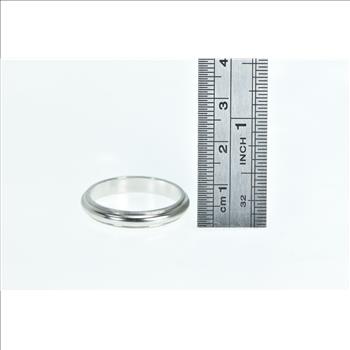 Platinum 4.25mm Men's Classic Wedding Band Ring, Size 12