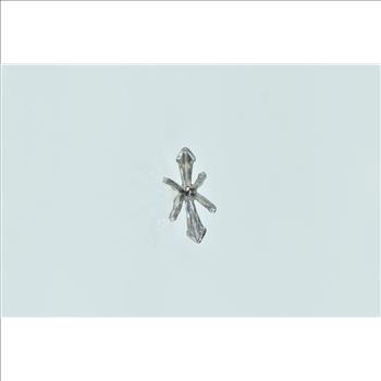 Platinum Marquise 10x5mm Engagement Semi Mount Head