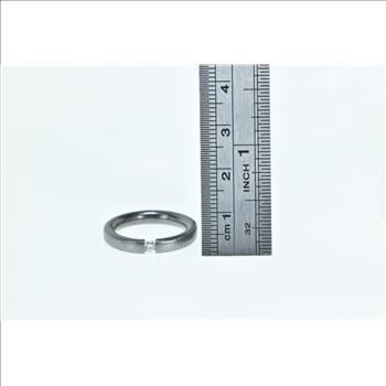 Platinum Modern Pressure Set Diamond Engagement Ring, Size 5.75
