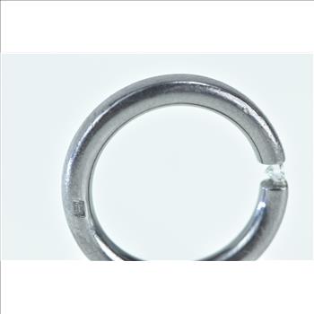 Platinum Modern Pressure Set Diamond Engagement Ring, Size 5.75