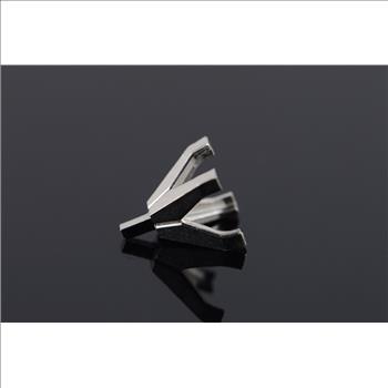 Platinum New 6x6mm 4 Princess Cut Prong Peg Head Setting Mounting