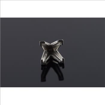 Platinum New 6x6mm 4 Princess Cut Prong Peg Head Setting Mounting