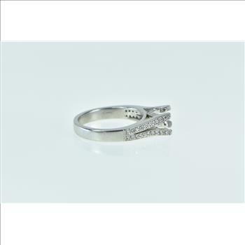 Platinum Simon G Diamond Engagement Setting Ring, Size 6.25