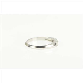 Platinum Vintage NOS Wedding Band Setting Ring, Size 5.5