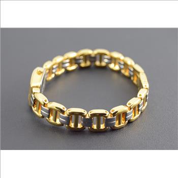 Pulsar Gold Plated Stainless Steel Rounded Rectangular 15x10.8mm Face Vintage Ladies Watch