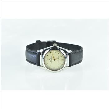 Rolex 1940s 5015 Bubbleback Stainless 32mm Watch - Men's