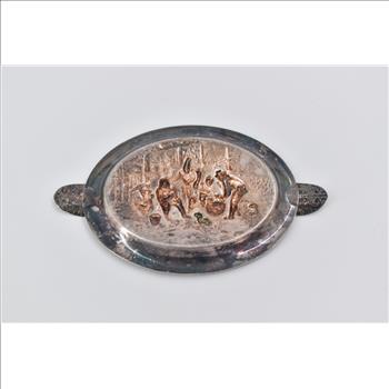 Silver Plated 1965 US Quarter B&M Sterling Mini Bowl Dish