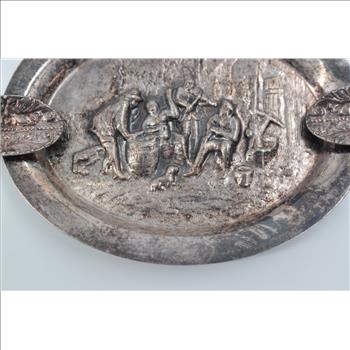 Silver Plated 1965 US Quarter B&M Sterling Mini Bowl Dish