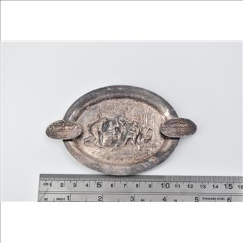 Silver Plated 1965 US Quarter B&M Sterling Mini Bowl Dish