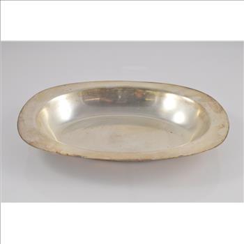 Silver Plated Simple Shallow Serving Dish