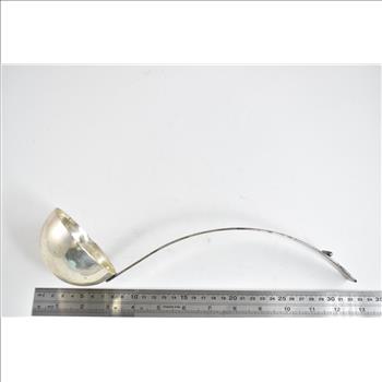 Silver Plated Three Crowns Royal Hickman Ingrid Pattern Ladle 12.75