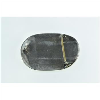 Silver Southwestern Coral Turquoise Ornate Belt Buckle