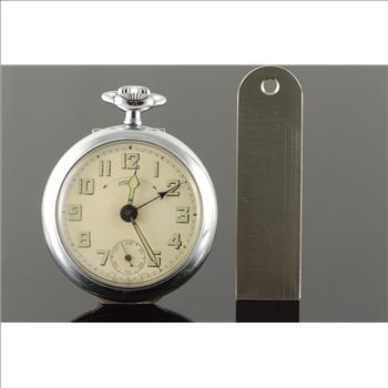 Simplon Vintage Brevet 7 Jewel Alarm Pocket Watch