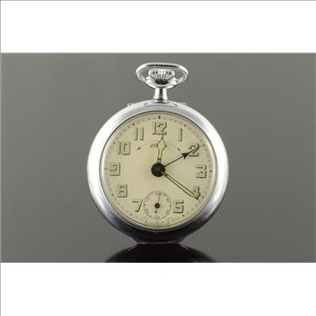 Simplon Vintage Brevet 7 Jewel Alarm Pocket Watch