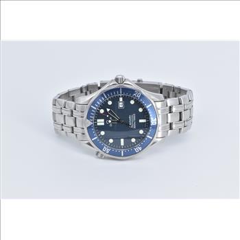 Stainless Steel Omega Seamaster 300m Quartz 2541.80 Watch - Men's
