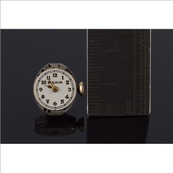 Starts @ Cost - 12.8mm Vintage Bulova 17 Jewel Mechanical Wrist Watch Movement