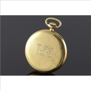 Starts @ Cost - 14K Longines Vintage 1940's 17 Jewel Pocket Watch Yellow Gold